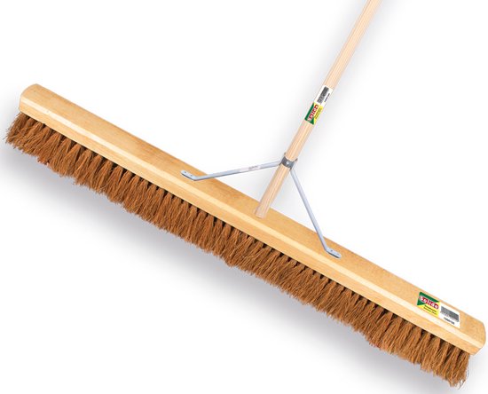 Zachte bezem Kokos 80 cm met steel SOLIDE van SOLIDE