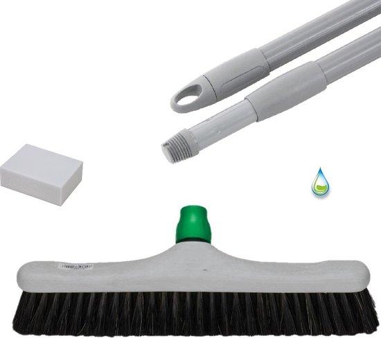 Zachte bezem met telescoopsteel 30 cm van Leifheit