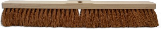 Zachte houten binnenbezem kokos haren 60 cm - Binnenbezems van GARDENA