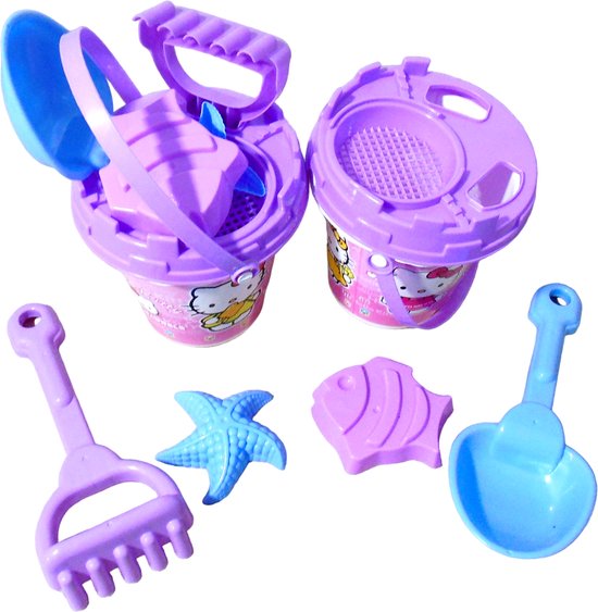 Zand speelgoed set met kinderfiguur lot van 2 stuks #1 - Verjaardagscadeau van Merkloos	