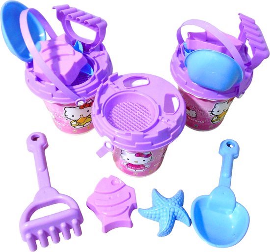 Zand speelgoed set met kinderfiguur lot van 3 stuks #1 - Verjaardagscadeau van Merkloos	