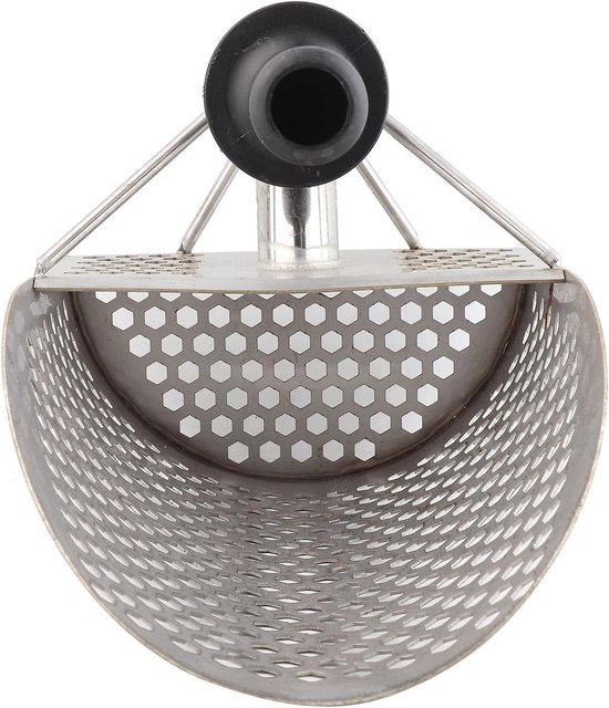 Zandschep Detector - Metaaldetectie Schep - Schatten Vinden - Roestvrij Staal - 29 cm - Zilverkleurig
