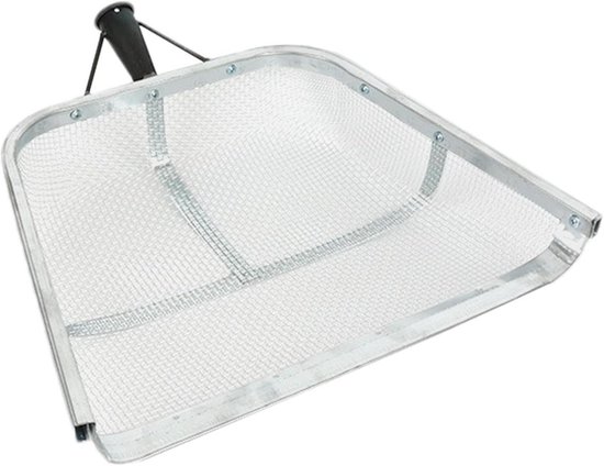 Zandschep - Tuinschep Zeef - Grond Zeven - Roestvrij Staal - 30 cm - Niet Van Toepassing
