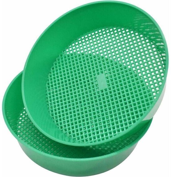 Zeef - Tuinzeef - Voor Grind En Aarde - 2 Stuks - Groente van Merkloos	