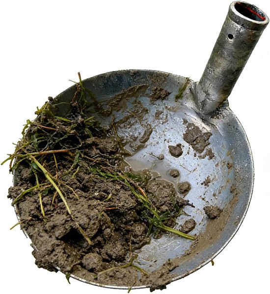 Zeefschep - Modderschep - Tuinonderhoud - Onbreekbaar gereedschap - 25x25x18 cm - Metaal