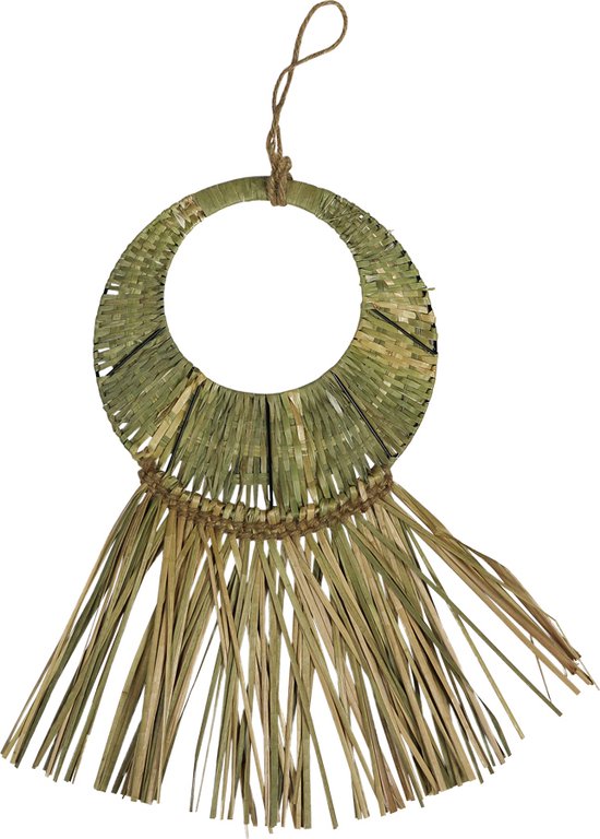 Zeegras wanddecoratie ring 46cm* van Casa Vivante