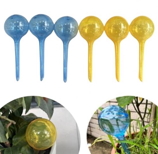 Zelfbewatering voor Planten - Automatische Waterbollen voor Planten - Set van 6 - 5 cm van Merkloos	