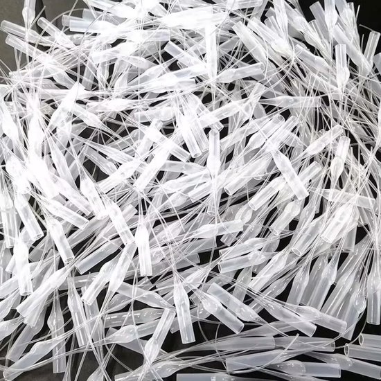 Zelfklevende verlenger - applicator - lijm - micro-tips - kunststof lijm - flessenpunten - lijmverlenger - precisie-applicator voor handwerk - laboratoriumdispenser - lijmdispenser - 300 stuks - handwerkbenodigdheden - labaccessoires van Merkloos	