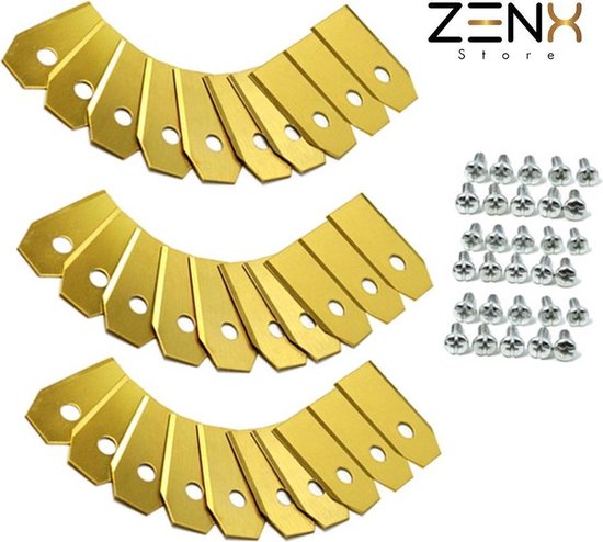 ZENXSTORE Titanium Robot grasmaaier mesjes voor Husqvarna Automower, Gardena Robotmaaiers van Merkloos	
