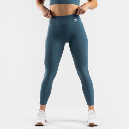 ZEUZ Sport Legging Dames High Waist - Sportkleding & Sportlegging Squat Proof voor Fitness & Crossfit - Hardloopbroek, Yoga Broek - 70% Nylon & 30% Elastaan - Blauw - Maat XS van ZEUZ