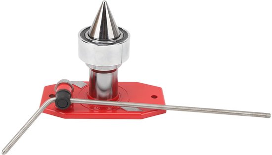ZEYNOMAX- Bladbalancer Hoge Sterkte - Muurbevestiging - Verstelbare Peilstok - Trekmagneet 120 lb - Compatibel met -Matic - Geschikt voor mesgatmaten 5/16" tot 1-1/2 - Messenbalancer