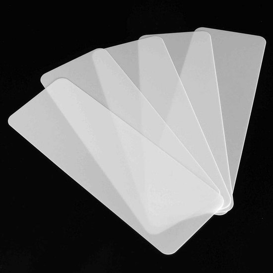 Zeynomax - Nano Plastic-Stalen Deuren Lock Pick Set Tools (5 stuks) voor Joggling - Ergonomische Grip - 230x80mm - Bypass Tools - Slotopener van Merkloos	