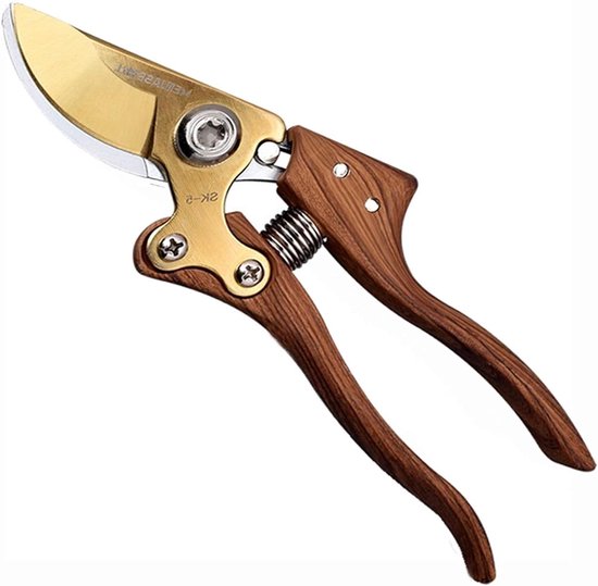 Zeynomax - Snoeischaar voor planten en jong hout, diameter tot 22 mm, met sapgroef en draadsnijder - Twee hefbomen - Voor stevige snoeiklussen - Energieklasse A - Ideaal voor tuinwerkzaamheden van Merkloos	