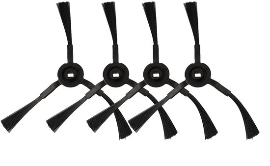 Zijborstelaccessoires geschikt voor Blaupunkt BPK VCBB1XTE en VRillo J300 - 4 stuks van SmartQare
