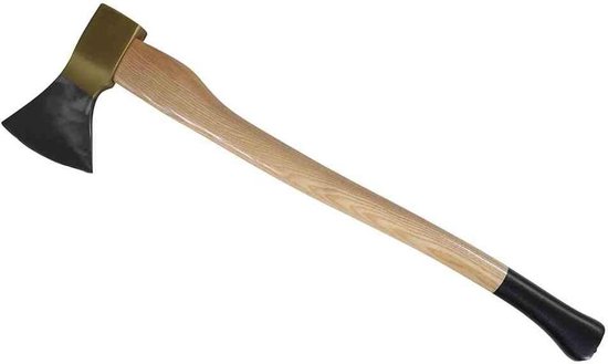 Zilveren en gouden bijl - natuurlijk design van Merkloos	