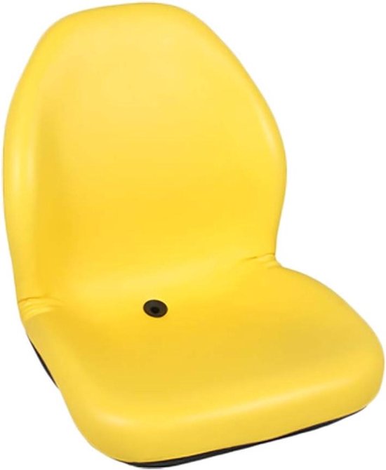 Zitkuip Tractor - Stoel Gazonmaaier - Landbouw Werk - Waterdicht PVC - 478 mm breed - Geel
