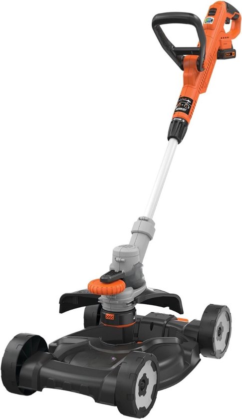 ZMR® Kantenmaaier - Grasmaaier - Accugrasmaaier - Zwart/Oranje - 110cm x 39cm x 19cm