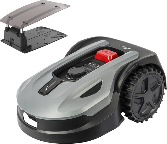 Zoef Robot - Robotgrasmaaier Teun tot 300m2 met afdekkap - Robot grasmaaier - robotmaaier - robotmaaier 300m2 - grasmaaier van Zoef Robot