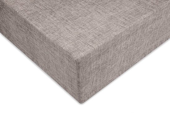Zohome Lino Hoeslaken - Eenpersoons - Katoen - 90x210-220cm - Bruin van Zohome