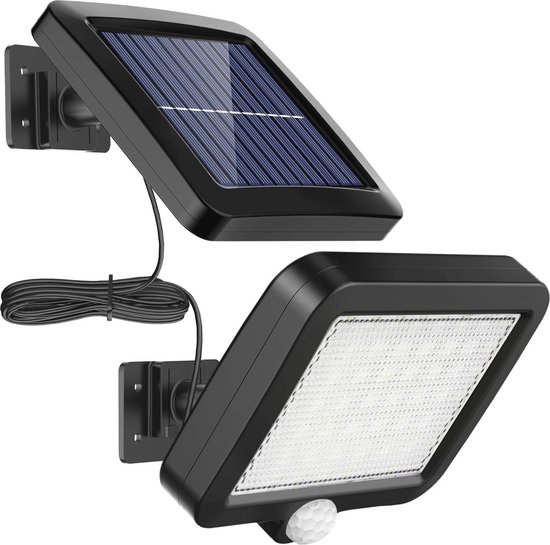 Zonnelampen met Bewegingssensor voor Buiten - IP65 Waterdicht en 120° Verlichtingshoek