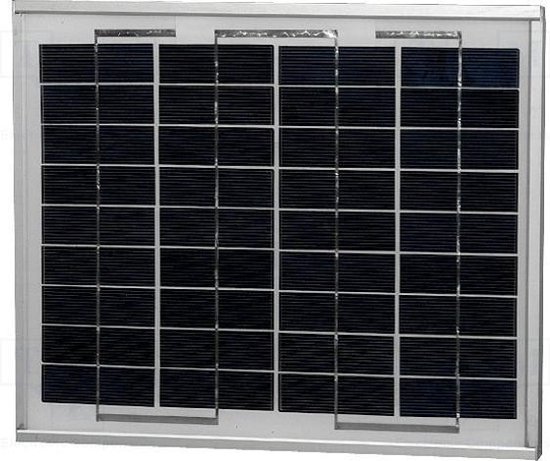 Zonnepaneel 10 watt - 354x251x17mm van Velleman
