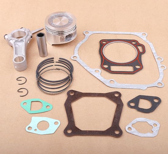 Zuigerset/Drijfstang + Pakkingen ( 7 Stuks ) passend op GX160 Merk BPC Parts van BPC Parts