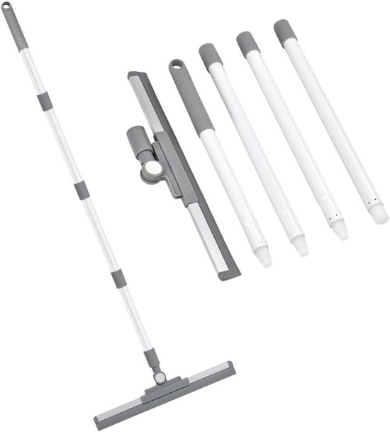 Zuigmond Bezem Siliconen Waterwisser Multifunctionele Magische Bezem met Lange Handvat voor Vloer Badkamer Douche Tegel Venster Stof van Spontex