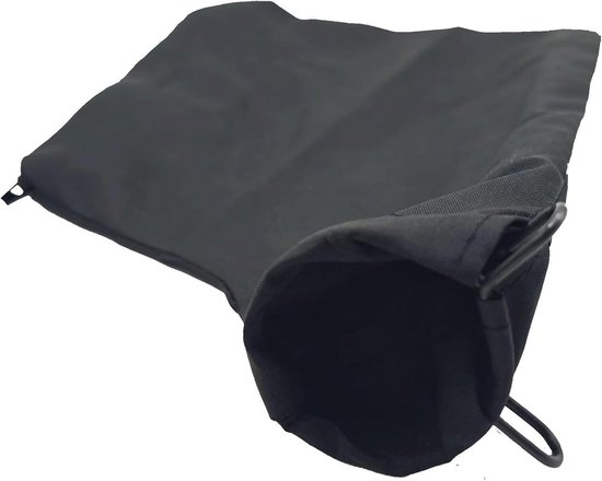 ZVD Afzuigzak voor Afkortzaag Model 255 - Zwarte Stofopvangzak met Rits & Kabelschaar (Groot Volume, Anti-Statisch, Geschikt voor Schuurmachines) van Merkloos	