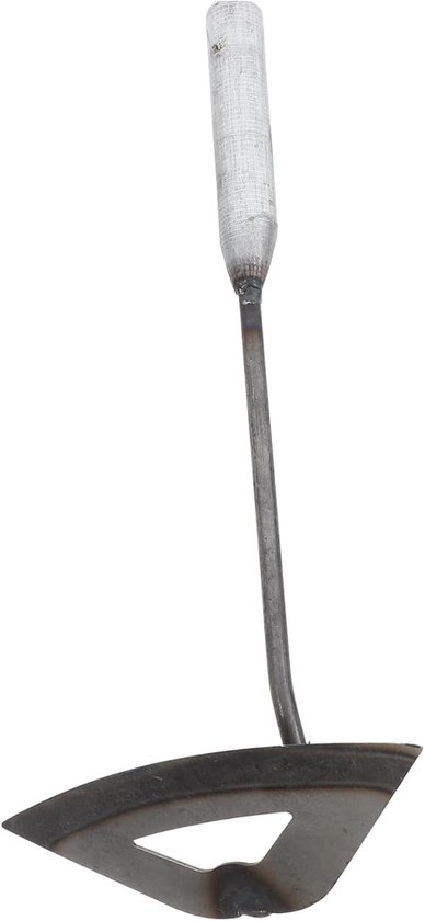 Zware Schoffel - Onkruidwieder Tuingereedschap - Tuin Onderhouden - Hol Ontwerp Gras Verwijderen - 33 x 16 cm - Zilver van Merkloos	