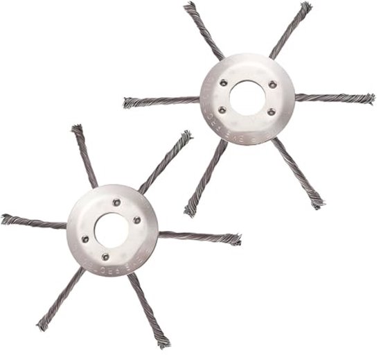 Zware Stalen Draad Maaikop - Universeel Opzetstuk voor Benzineaangedreven Grasmaaiers - 230mm Met 6 Koppelingen van The Trading Club