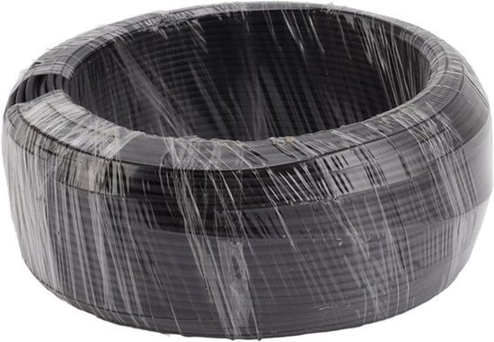 Zwarte aluminium bonsai trainingsdraad 500 g voor bonsaitakken en stammen in tuinbouw - Grote rol
