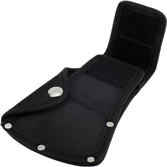 Zwarte Bijl Schede - Bijl Cover - Verdikte Bijlen Hoofd - Dubbele Snap Outdoor Camping Accessoires - Hatchets Edge Protector Voor Buiten Werken - Wandelen - Wasbare Doek Blades Jassen Bijl Gevallen van Flameer