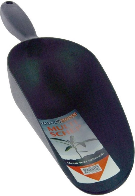 Zwarte dakgoten schep 32 x 12 cm - Bladeren en vuil uit je dakgoot halen - Schhonmaken van Koopman