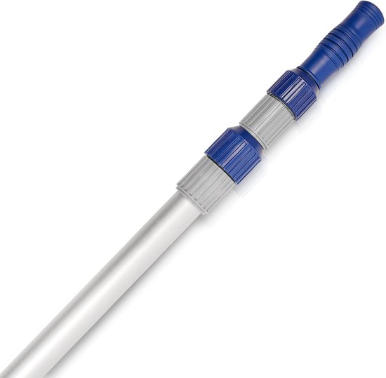 Zwembadpaal Verstelbaar - Telescopische Stok - Zwembad Onderhoud - 2-Delig Aluminium - 360 cm Lengte