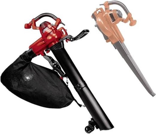 Zylo® Bladzuiger met Opvangzak - Bladzuiger - Bladzuiger met Accu - 50.1 x 28.9 x 34.1 cm - Zwart/Rood van Zylo