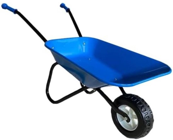 Zylo® Kruiwagen Kind - Kruiwagen Speelgoed - Tuingereedschap Kind - 82x43x34cm - Blauw van Zylo