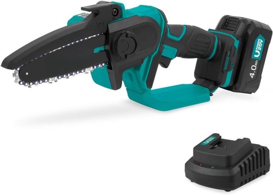 Zylo® Mini Kettingzaag - Kettingzaag Accu - Hand Kettingzaag - Zwart en Groen - ‎41 x 15 x 15 cm van Zylo