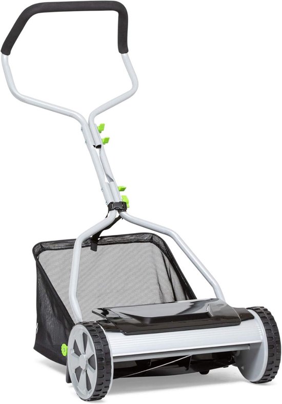 Zyrex®Grasmaaier Handmatig – Grastrimmer Opvangbak - Handmaaier - Grijs - 53cm x 43cm x 26cm